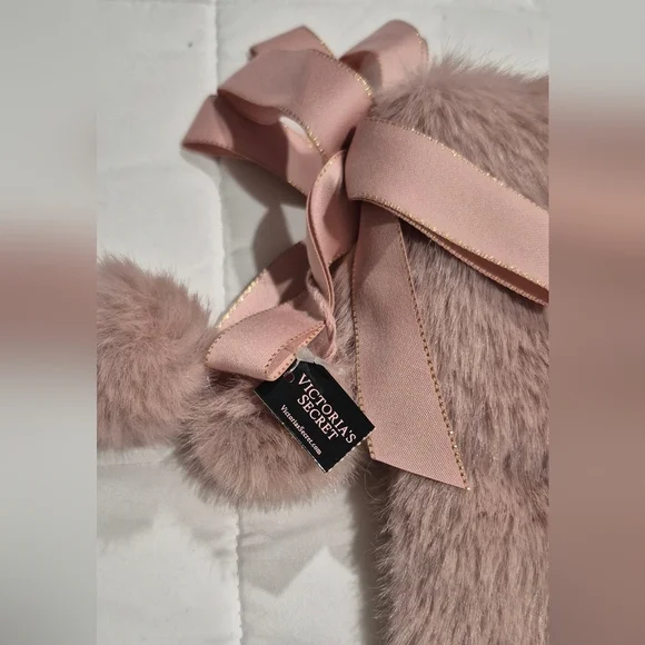 Victoria's Secret Pink Faux Fur Stocking - Picture 3 of 4